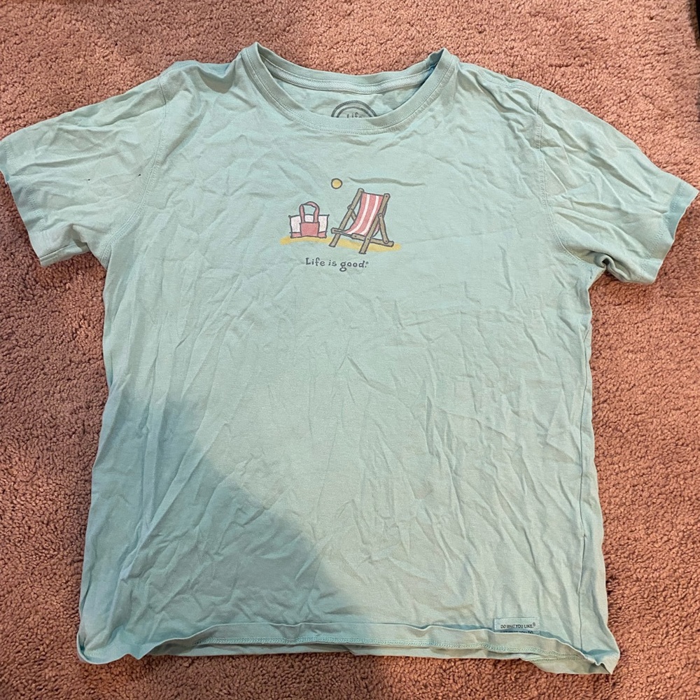 beachy life is good t shirt